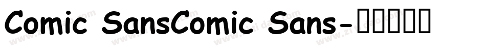 Comic SansComic Sans字体转换